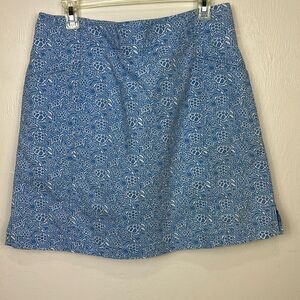 Vineyard Vines Blue Turtle Print Skort